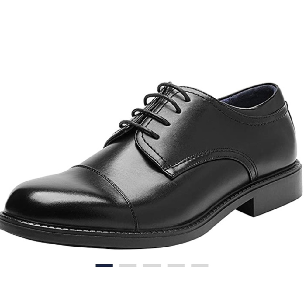 Bruno Marc Cap Toe Dress Shoes
